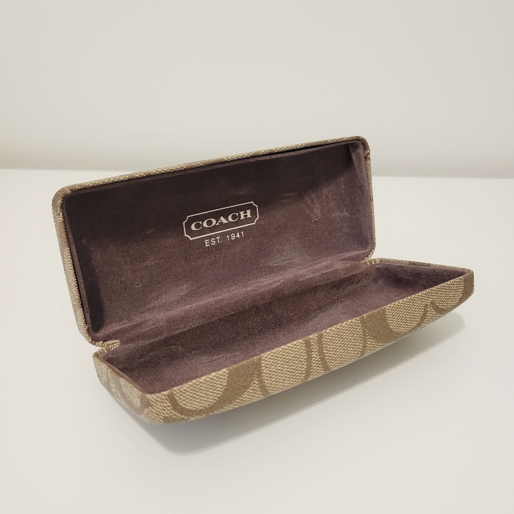 COACH glasses case (glasses not included)